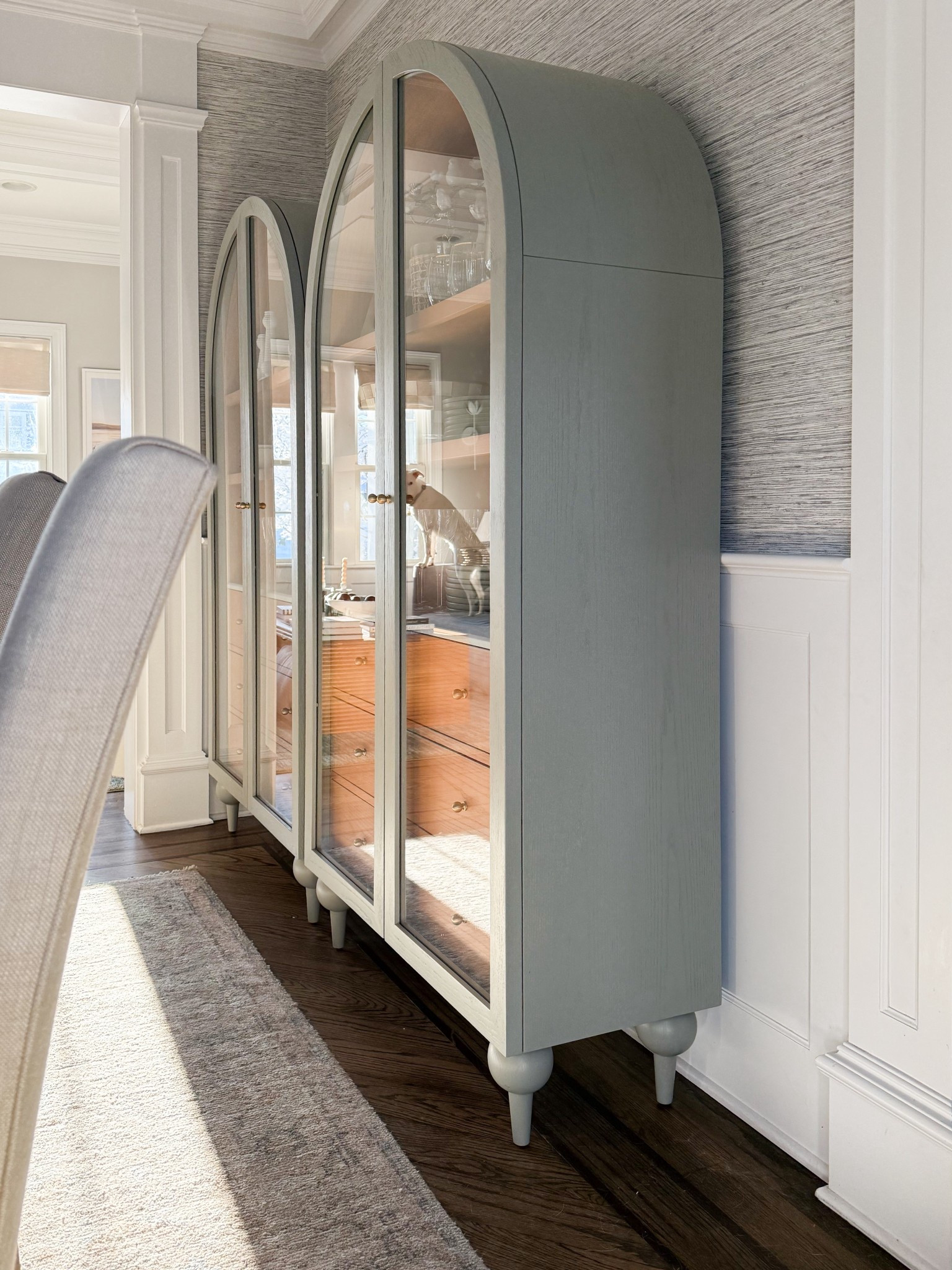 These display cabinets from Anthropologie add so much beauty to storage to our dining room! They come in several colors (we have the Sage) and a few different sizes and styles. 10/10 would buy them again! 

#LTKSeasonal #LTKdayinmylife #LTKHome