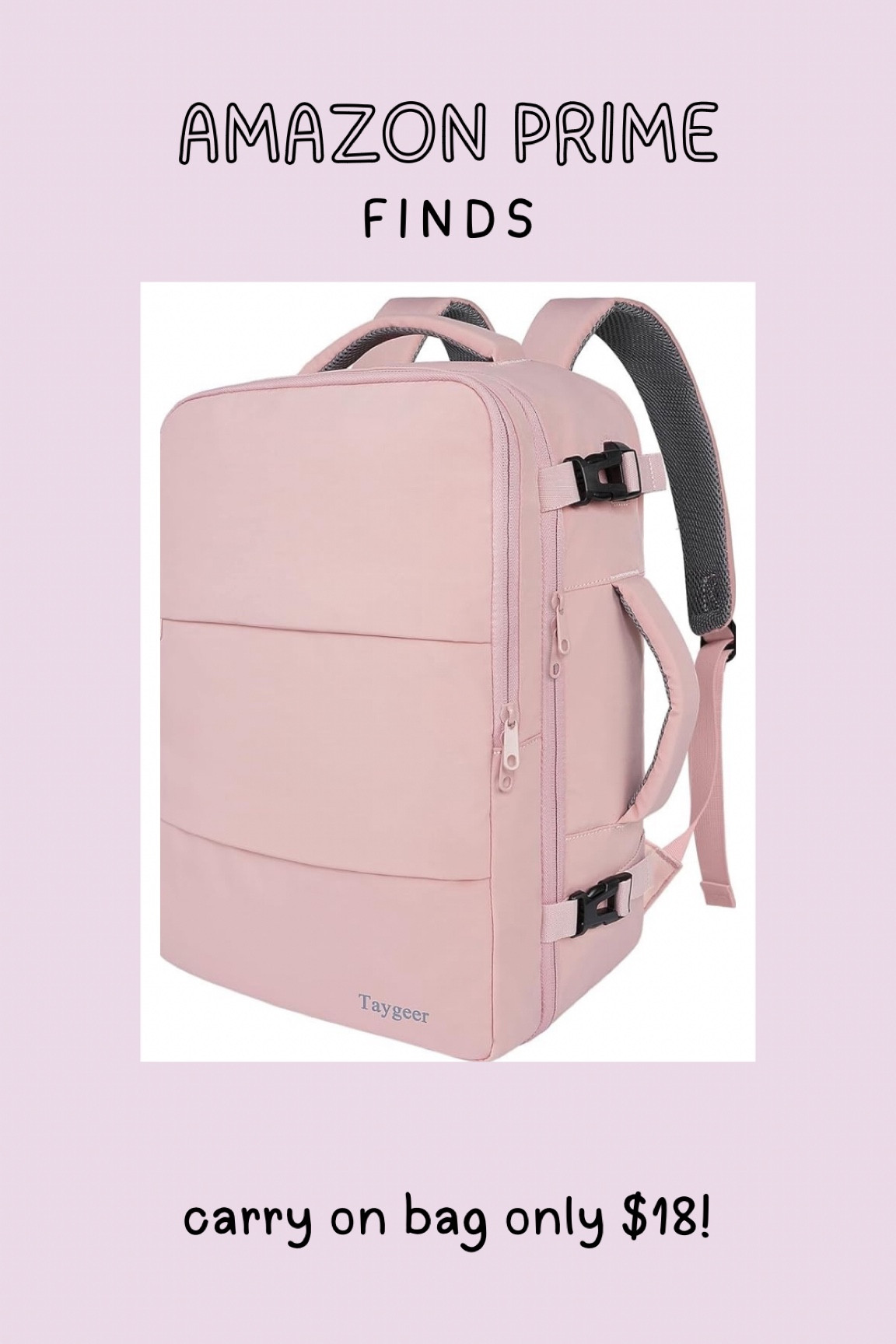 Amazon prime deals - this amazing carry on bag for only $18!

#LTKxPrimeDay #LTKTravel #LTKFindsUnder50