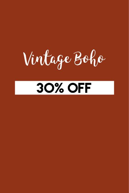 LTK sale vintage boho 30% off 

#LTKsalealert #LTKSale