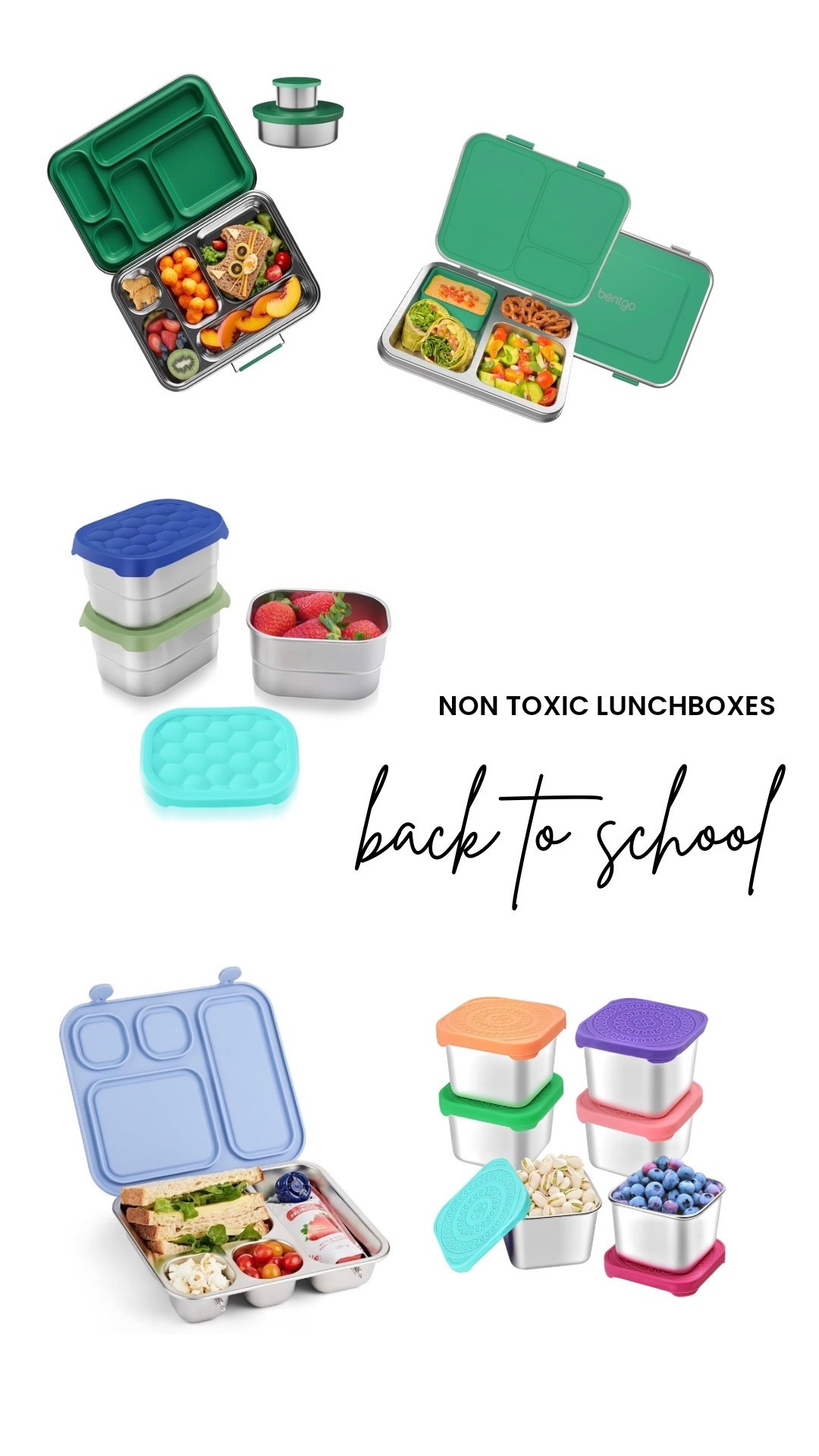 I’ve been on the hunt for non toxic lunchboxes since I have a kindergartener starting this fall 😭❤️ Most of these are part of the Prime Deal sales! I love that they are all stainless steel with leak-proof compartments. I’m trying out a few for back to school!

#LTKSaleAlert #LTKFindsUnder50 #LTKKids