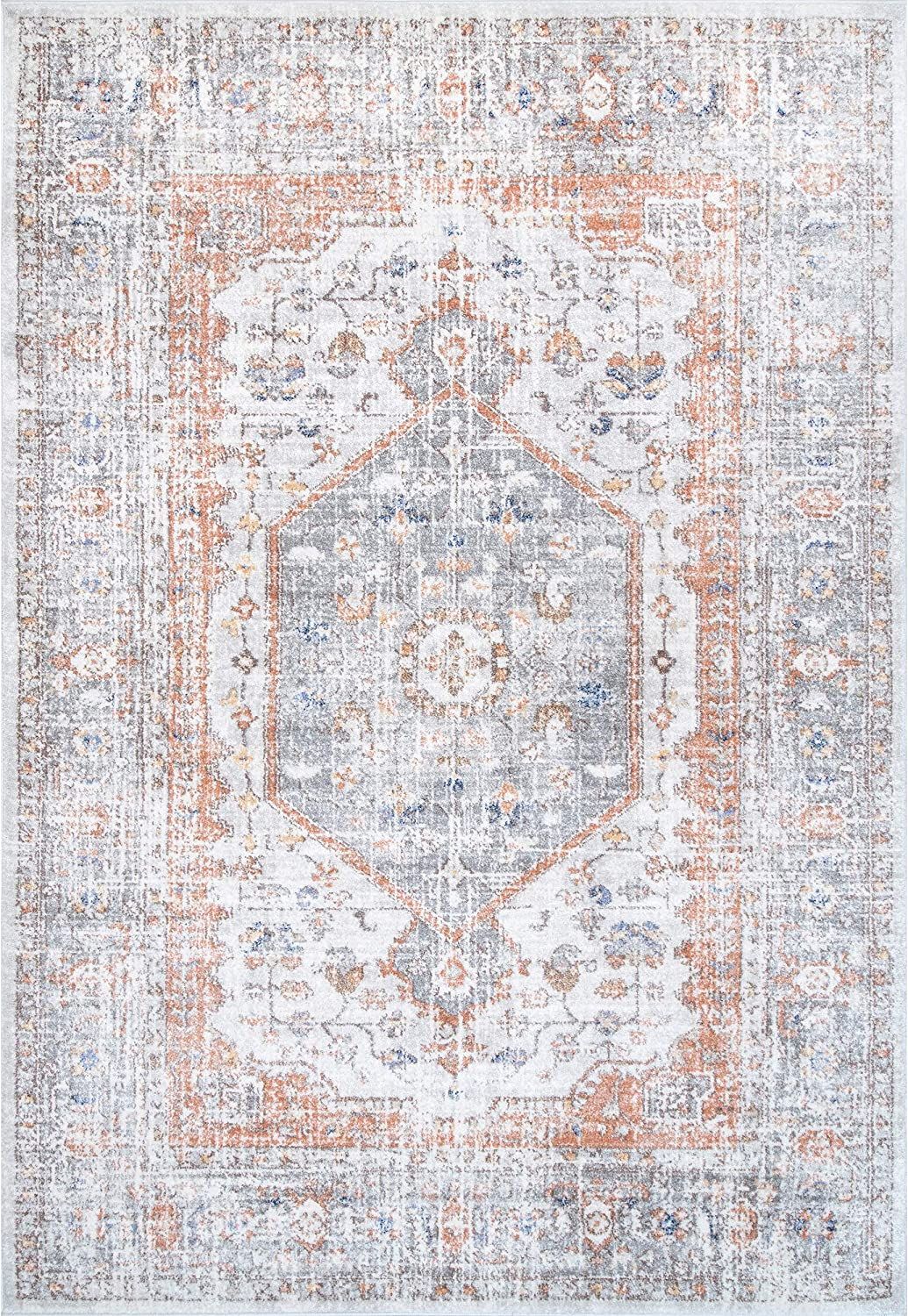 nuLOOM Jacquie Vintage Floral Area Rug | Amazon (US)