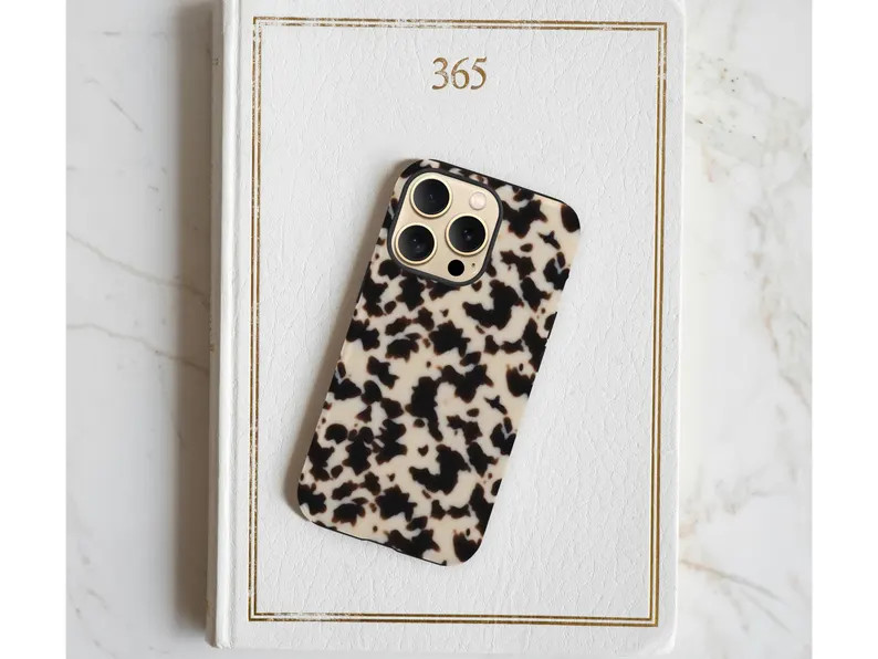 Blonde Tortoise Shell MagSafe iPhone Case, Neutral Tortoiseshell Phone Case, Minimal Aesthetic iP... | Etsy (US)