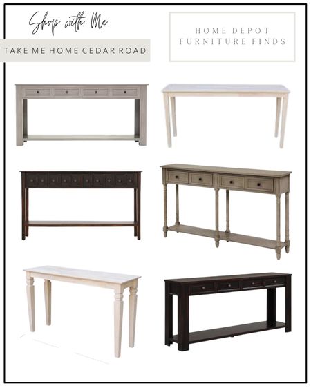 All of these console tables are on sale! I love the drawers on the console tables and the unfinished tables so that you can paint or stain however you want. We left ours with no paint or stain and it’s super pretty like that as well.

Console table, entryway table, sofa table, living room table

#ad #homedepotpartner #thehomedepot #redwhiteandblue

#LTKsalealert #LTKhome #LTKFind