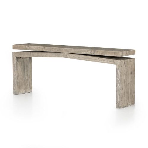 Four Hands Matthes Console Table Weathered Wheat | Gracious Style