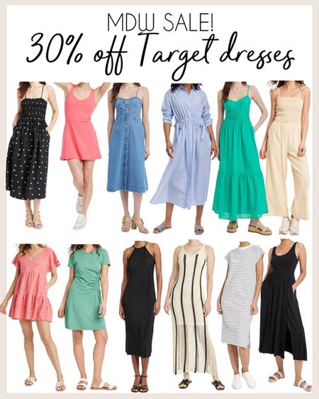 MDW sale! 30% off all Target dresses! 

#targetdeals

Target deals. Target dress. Target summer dress  

#LTKSaleAlert #LTKStyleTip #LTKSeasonal