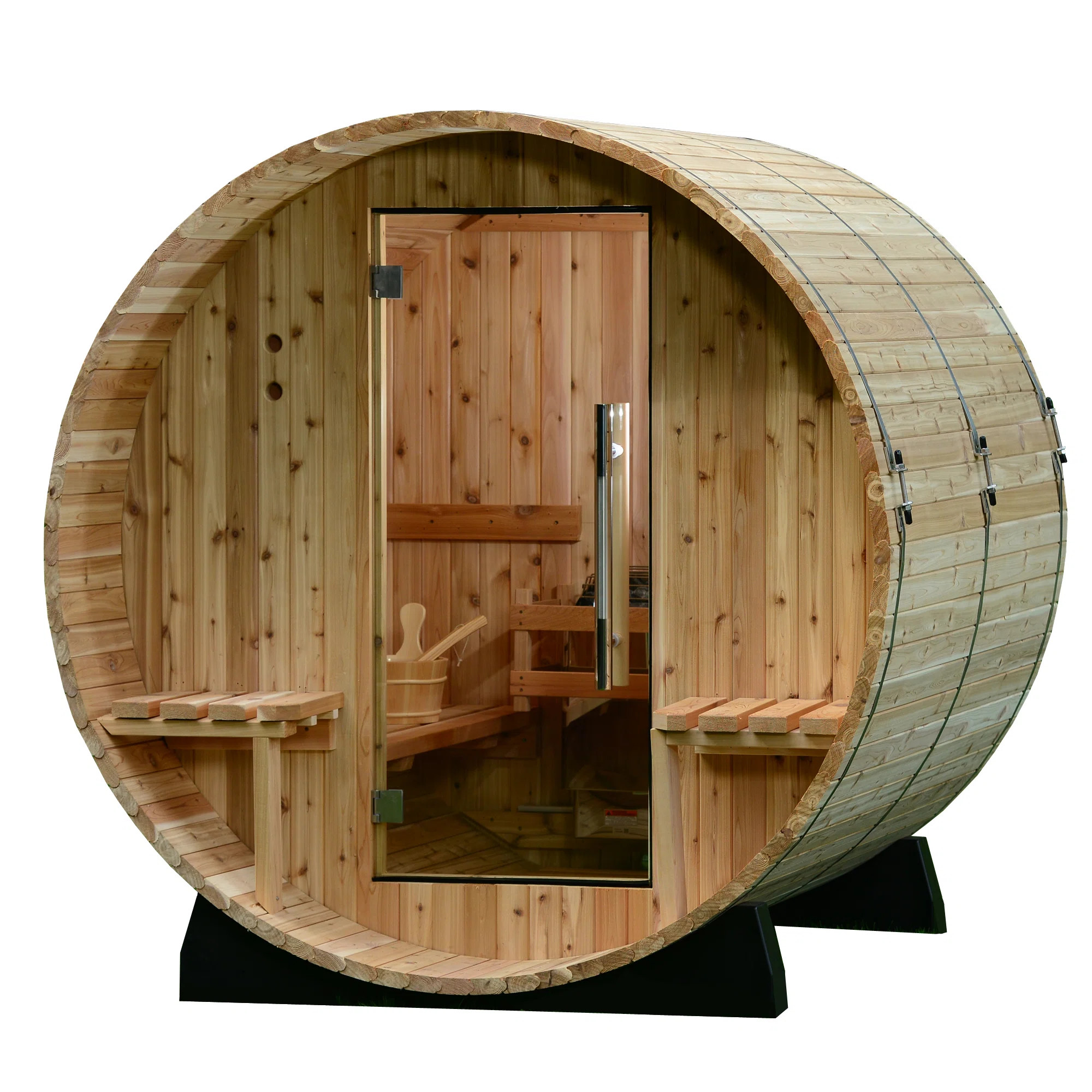 Almost Heaven Saunas Audra 4 - Person Traditional Steam Sauna in Cedar | Wayfair North America