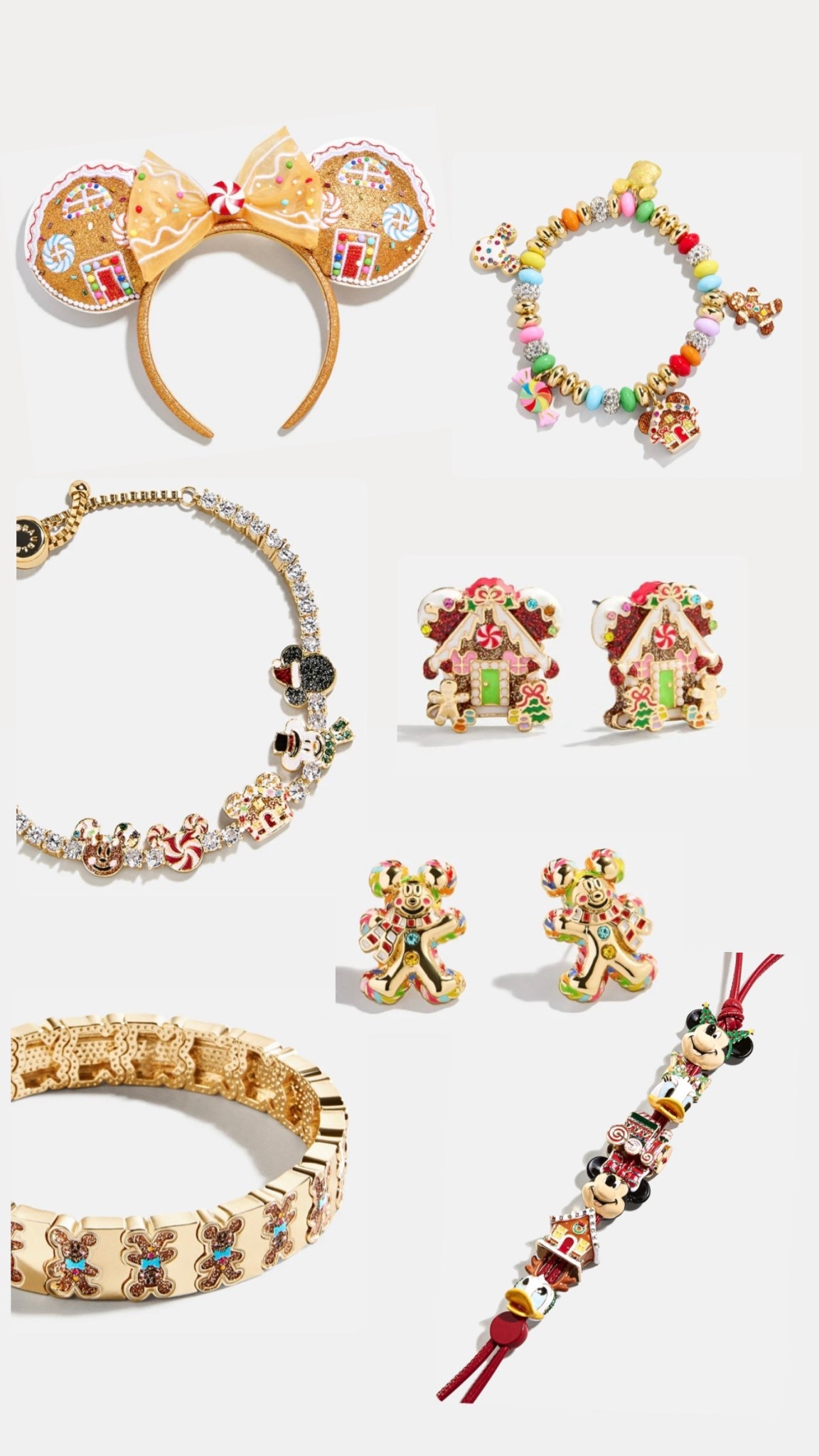 Disney Baublebar 2025 Mickey Mouse Gingerbread Collection Ears Earrings Bracelet Bag Charms 

#LTKGiftGuide #LTKSeasonal #LTKSaleAlert