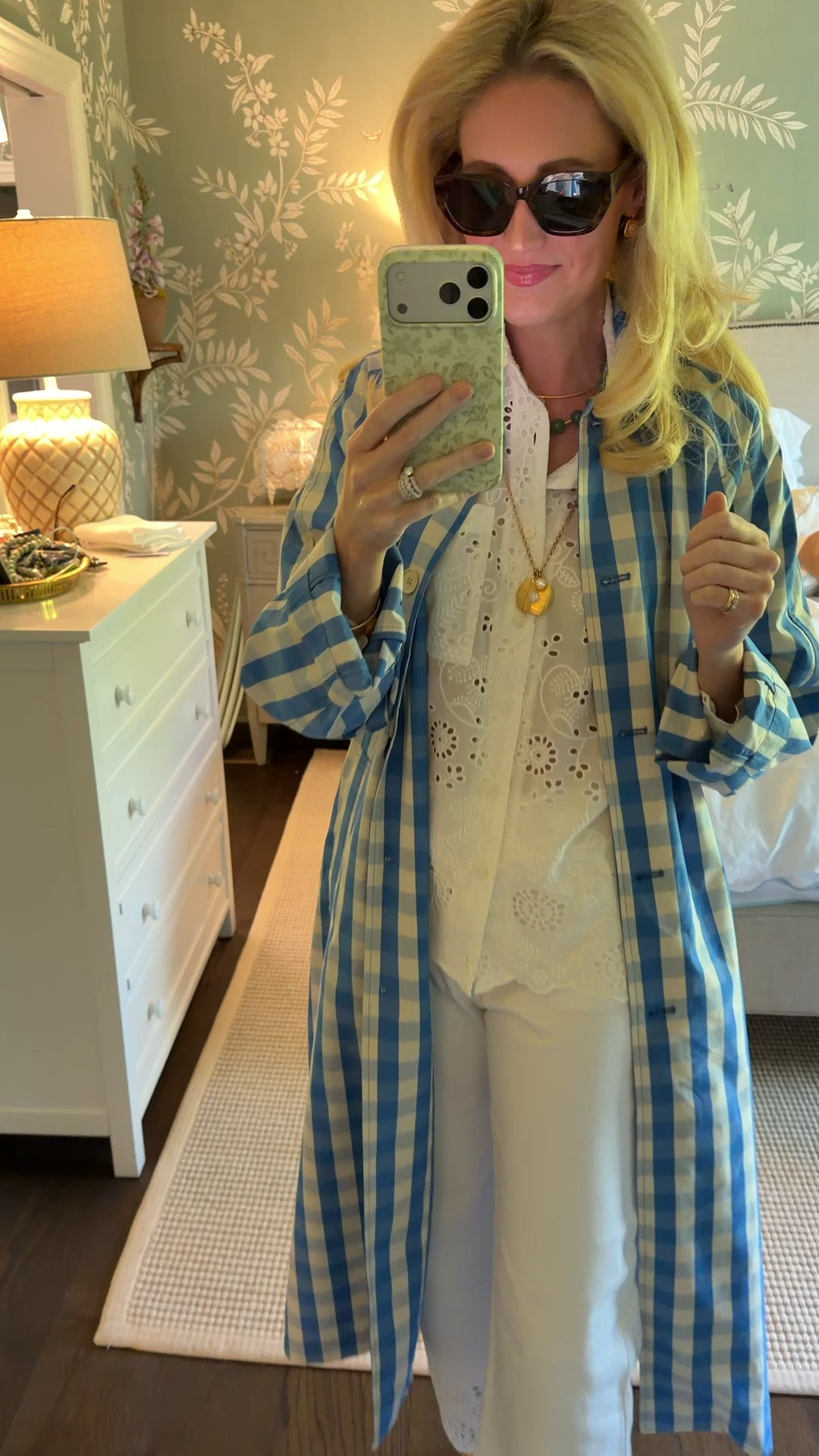 Gingham spring coat from @Zara ! @Shopbop