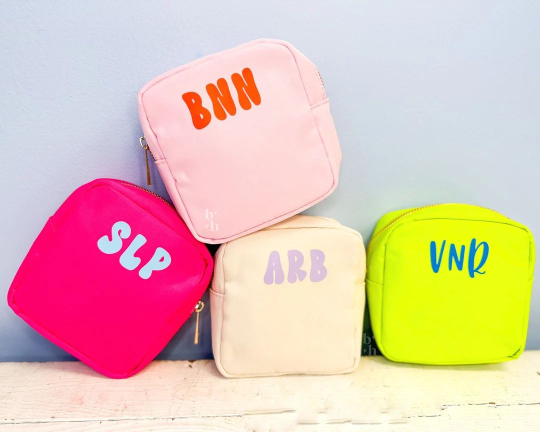 Mini Nylon Bag Nylon Pouch Teen Gift Personalized Gift - Etsy | Etsy (US)