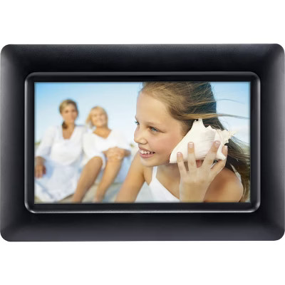 7" Screen Polaroid Digital Photo Frame - Black | Target