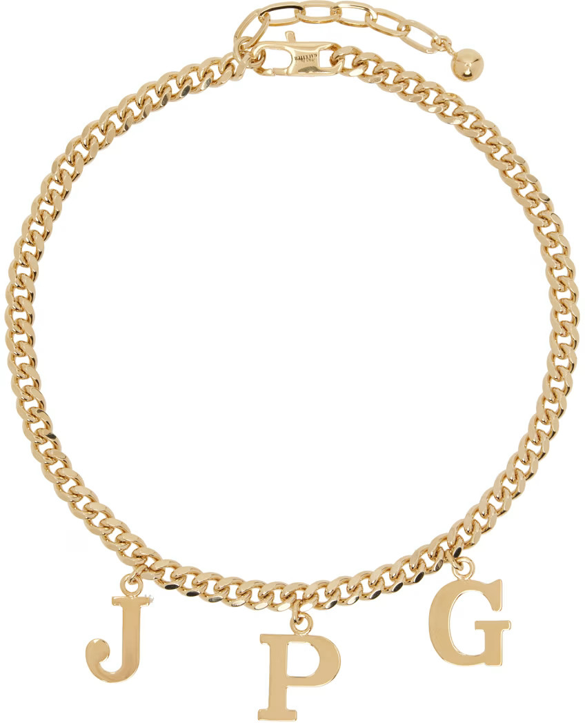 Gold 'The JPG' Necklace | SSENSE