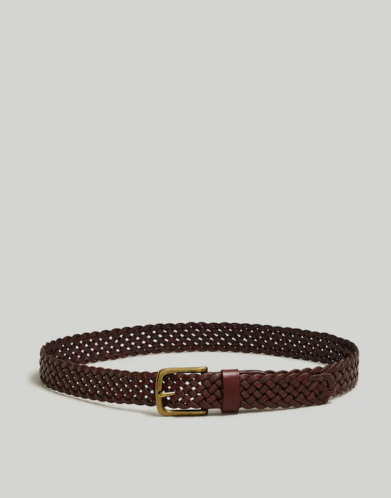 Woven Leather Belt | Madewell