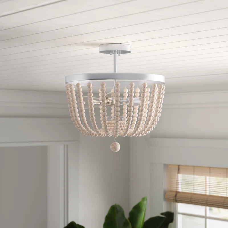 Calabasas 3 - Light 16" Unique/Statement Bowl Semi Flush Mount | Wayfair North America