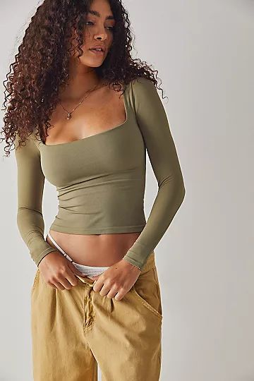 Clean Lines Long Sleeve | Free People (UK)