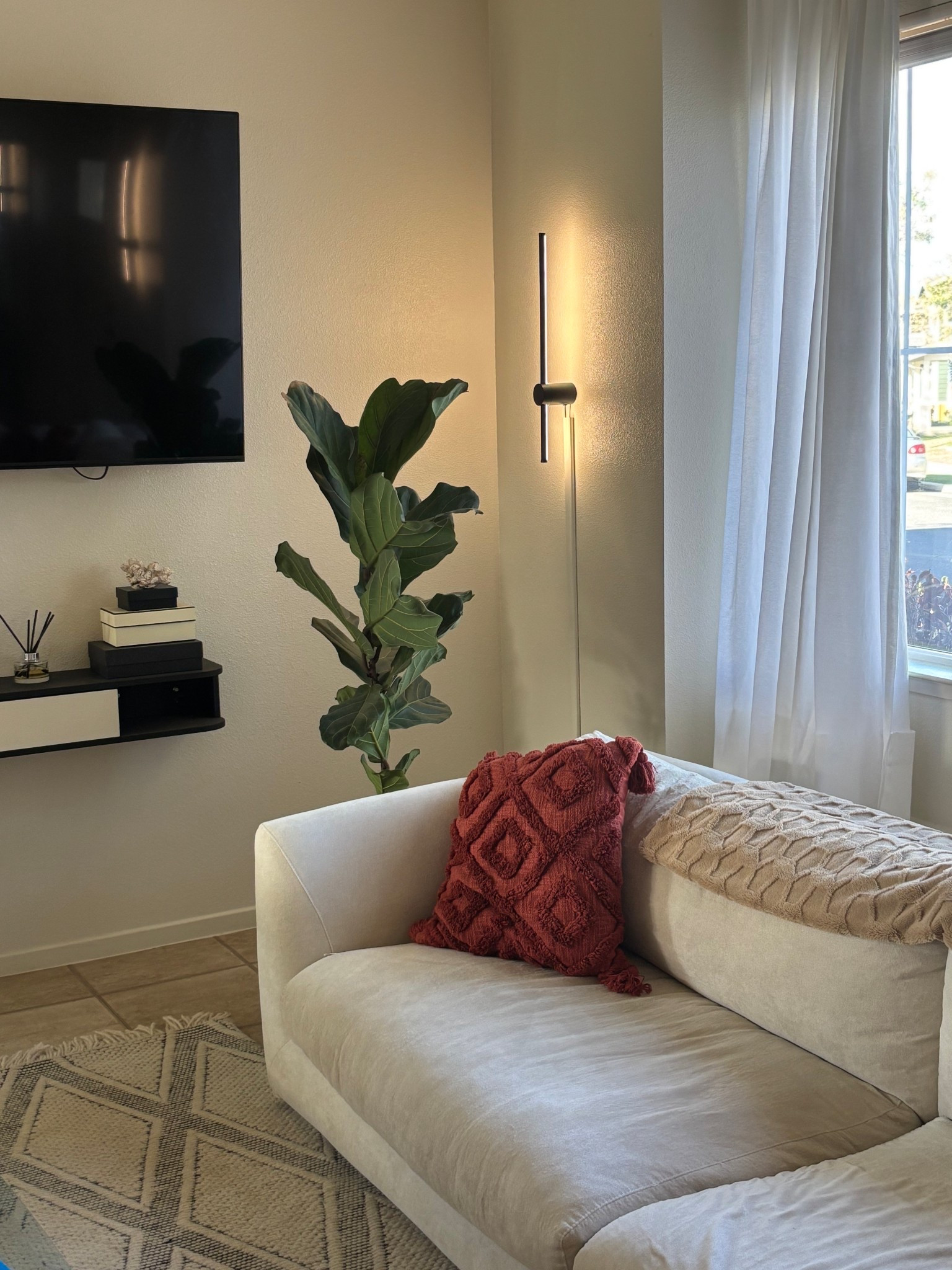 Modern and cozy Living room 