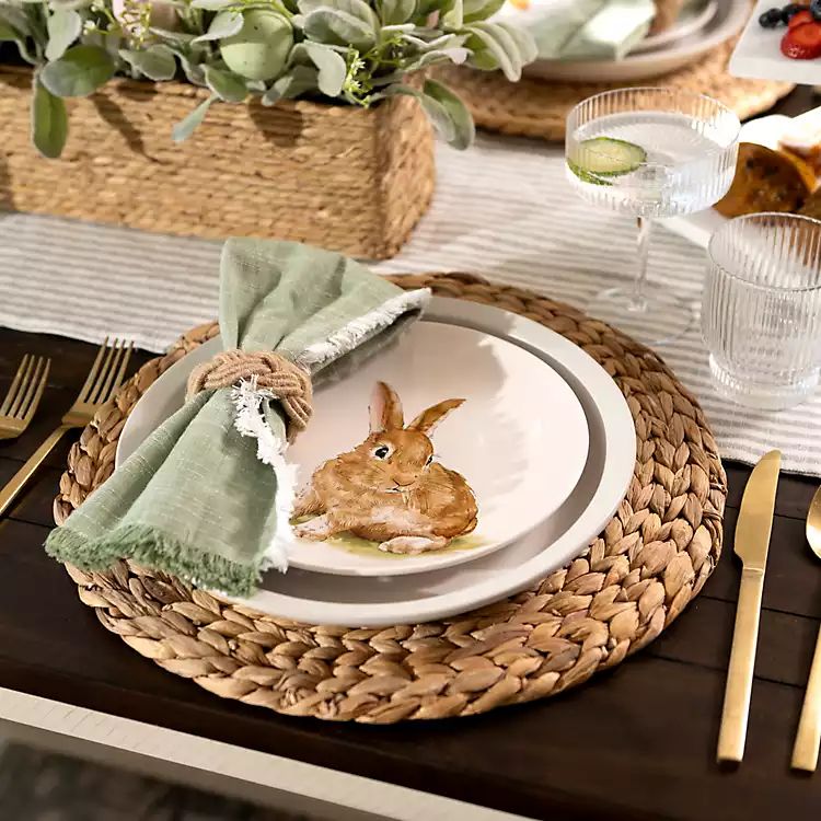 Sweet Bunny Salad Plates, Set of 4 | Kirkland's Home