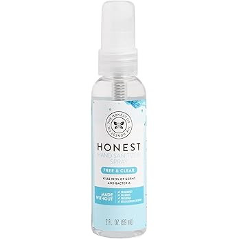 The Honest Company Plant-Based Hand Sanitizer Spray | Kills 99.9% of Germs | Hypoallergenic, Quic... | Amazon (US)