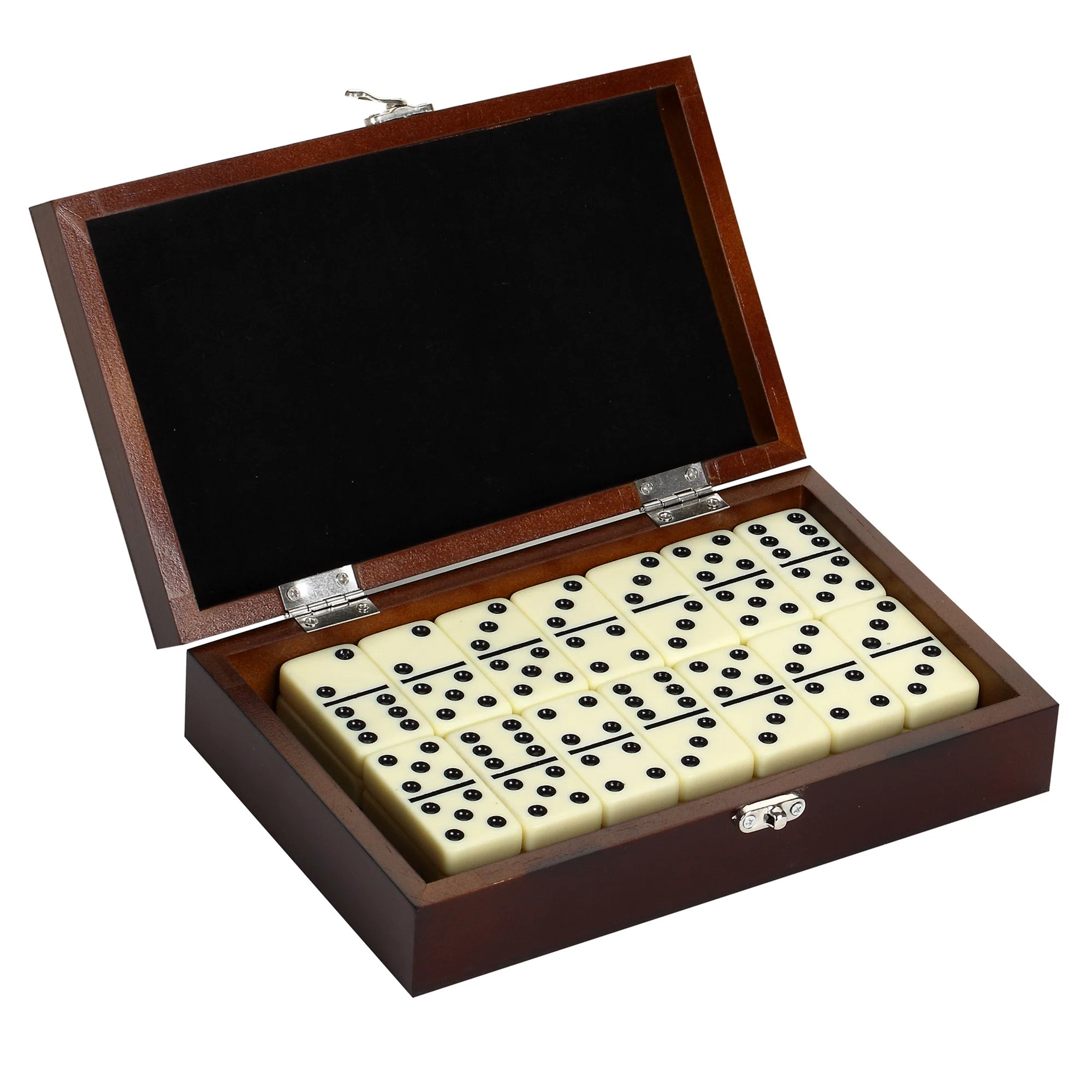 Hathaway Games Premium Domino Set with Wooden Carry Case & Reviews | Wayfair | Wayfair North America