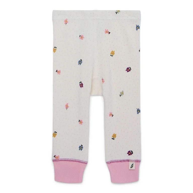 easy-peasy Baby Ribbed Back Panel Leggings, Sizes 0-24 Months | Walmart (US)