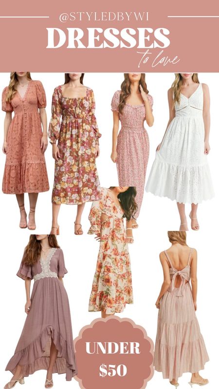 Spring dresses under $50 // Great for Easter or spring family photos 

#LTKfindsunder50 #LTKSeasonal #LTKSpringSale