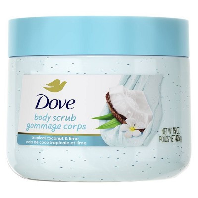 Dove Beauty Scrub - Tropical Coconut & Lime - 15 oz: Paraben-Free, Sulfate-Free, Vegan, Moisturizing | Target