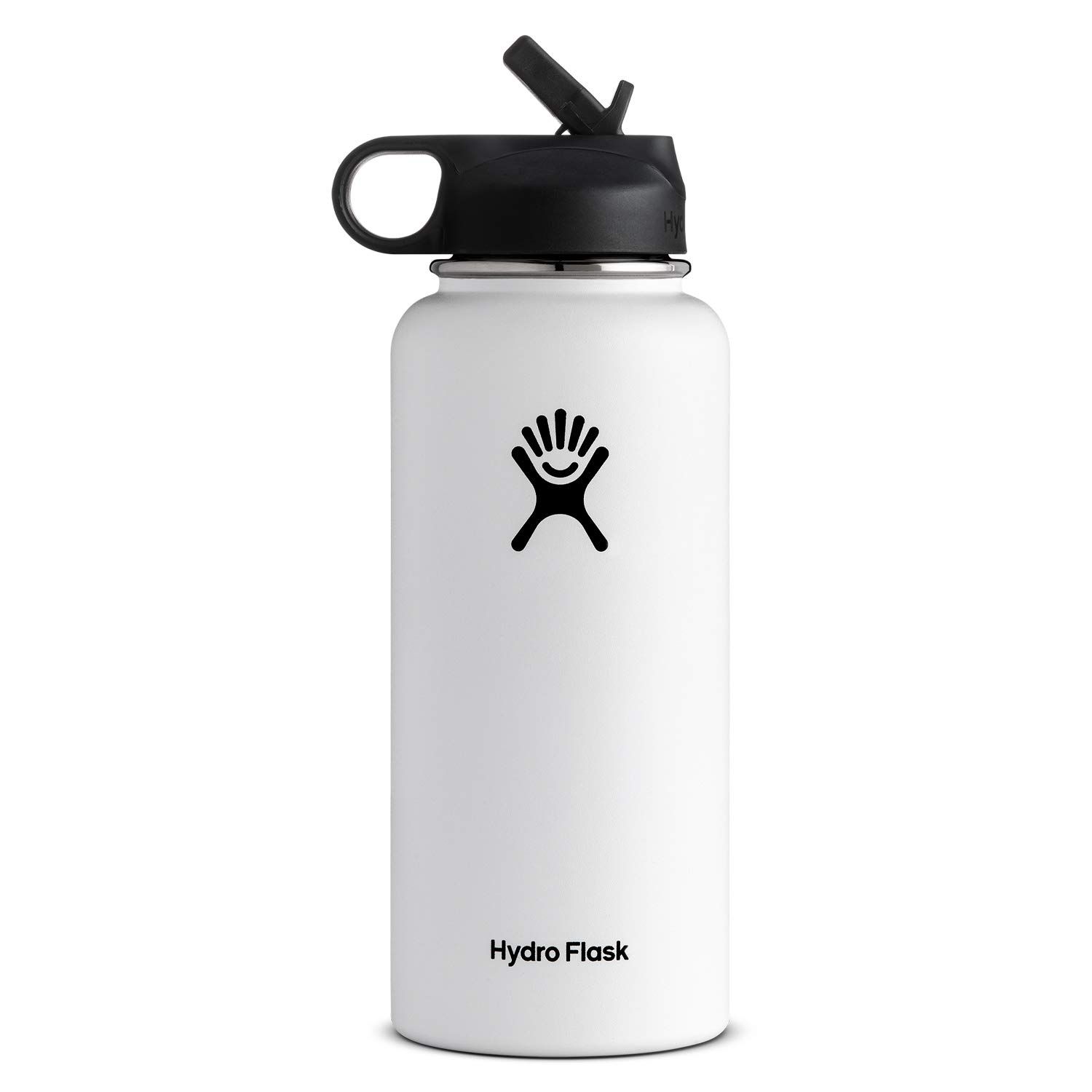 Hydro Flask Wide Mouth Water Bottle, Straw Lid - Multiple Sizes & Colors | Amazon (US)
