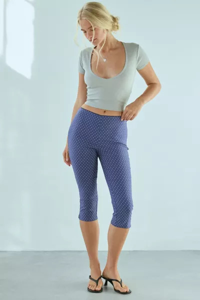 Kimchi Blue Ellie High Rise Stretch Capri Pant | Urban Outfitters (US and RoW)