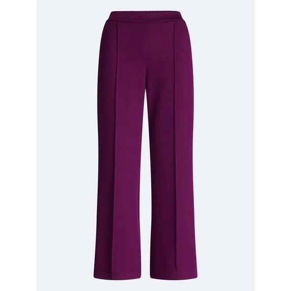 Scoop Women's and Women's Plus Scubaknit Seamed Sweatpants, Regular, Short Lengths, Sizes XS-4X | Walmart (US)