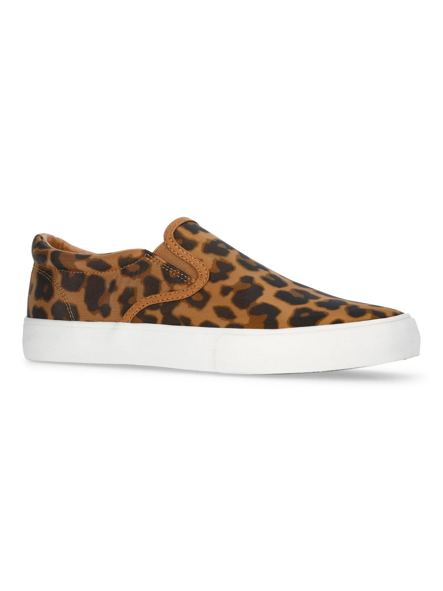 No Boundaries Women's Canvas Slip On Sneakers, Wide Width Available | Walmart (US)