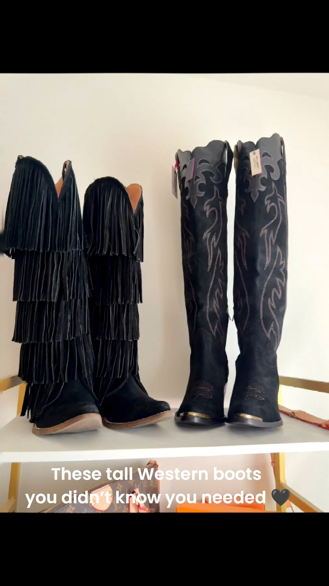 Obsessed with these tall black Western boots. They make every outfit hit different. 

#WinterFavorites2025 #DingoBoots #IdyllwindBoots
#WesternFashion
#CowboyBoots 

#LTKootd #LTKTall #LTKGiftGuide