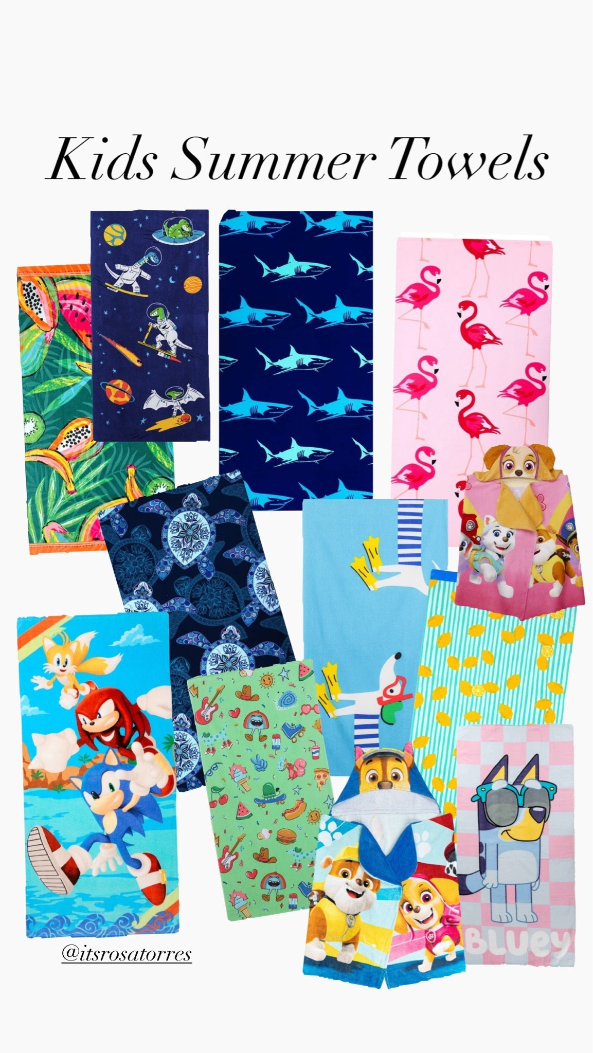 Kids Summer towels perfect for the pool, beach, vacation, school field day . 

#kidstowels #summertowels #beachtowels #vacations #school #towels #swimtowels

#LTKKids #LTKSeasonal #LTKSaleAlert