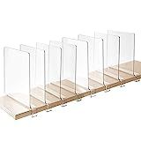 StorageMaid - Acrylic Shelf Dividers for Bedroom Closets, Kitchen Cabinets, Wood Shelves, Bookcases  | Amazon (US)