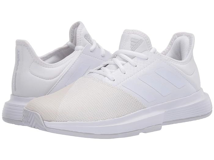 adidas GameCourt (Footwear White/Footwear White/Dash Grey) Women's Shoes | Zappos