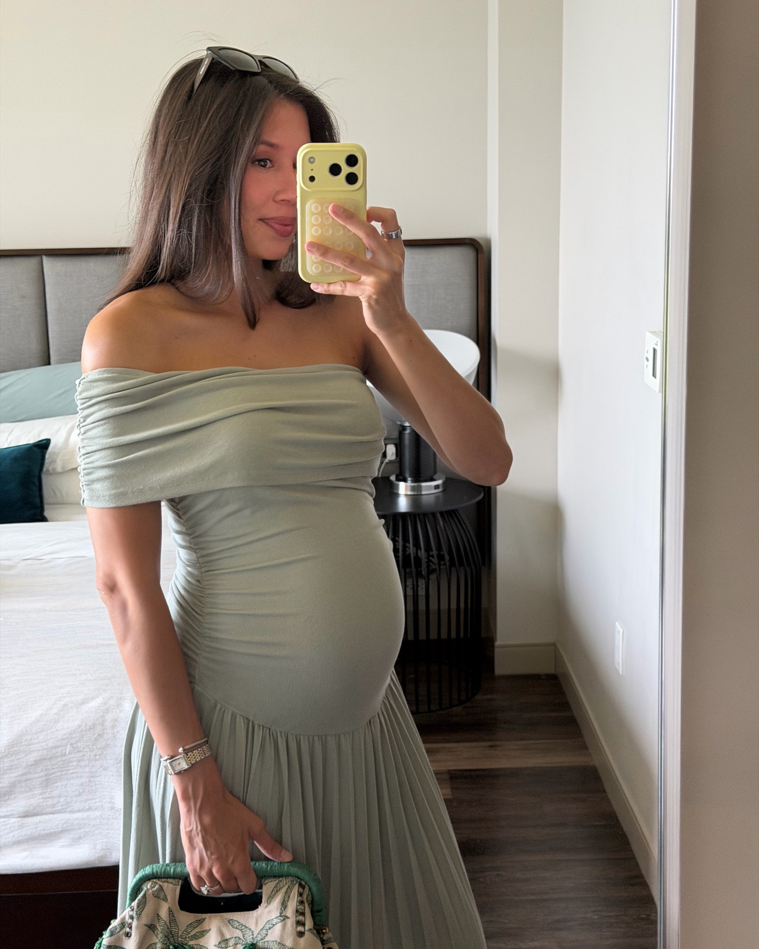 Bump friendly wedding guest dress

#LTKWedding #LTKBump