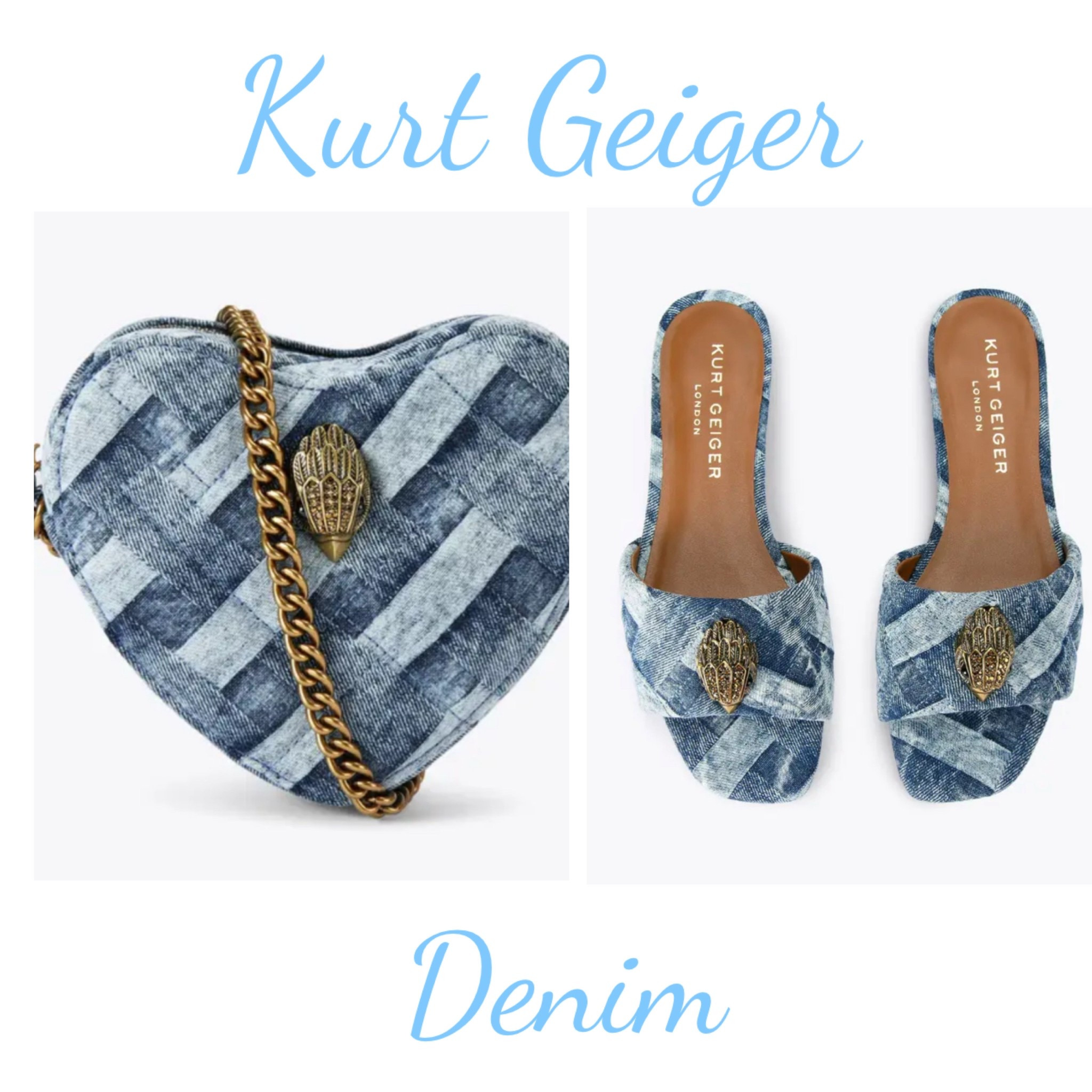 Denim remains front and center on the fashion horizon this spring and summer and Kurt Geiger is a great source for this closet staple. Styles galore! 

#LTKShoeCrush #LTKItBag #LTKStyleTip