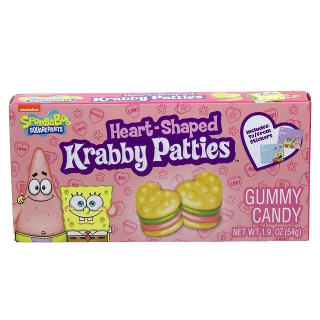 Nickelodeon SpongeBob Krabby Patties Gummy Candy Theater Box 1.9oz | Walmart (US)