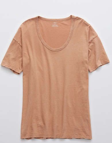 Aerie Boyfriend Voop Oversized T-Shirt | American Eagle Outfitters (US & CA)