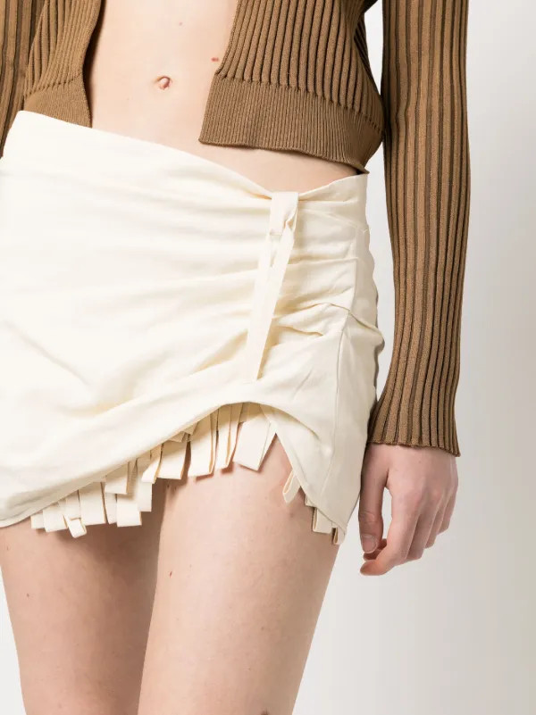 Jacquemus Asymmetric Mini Skirt - Farfetch | Farfetch Global