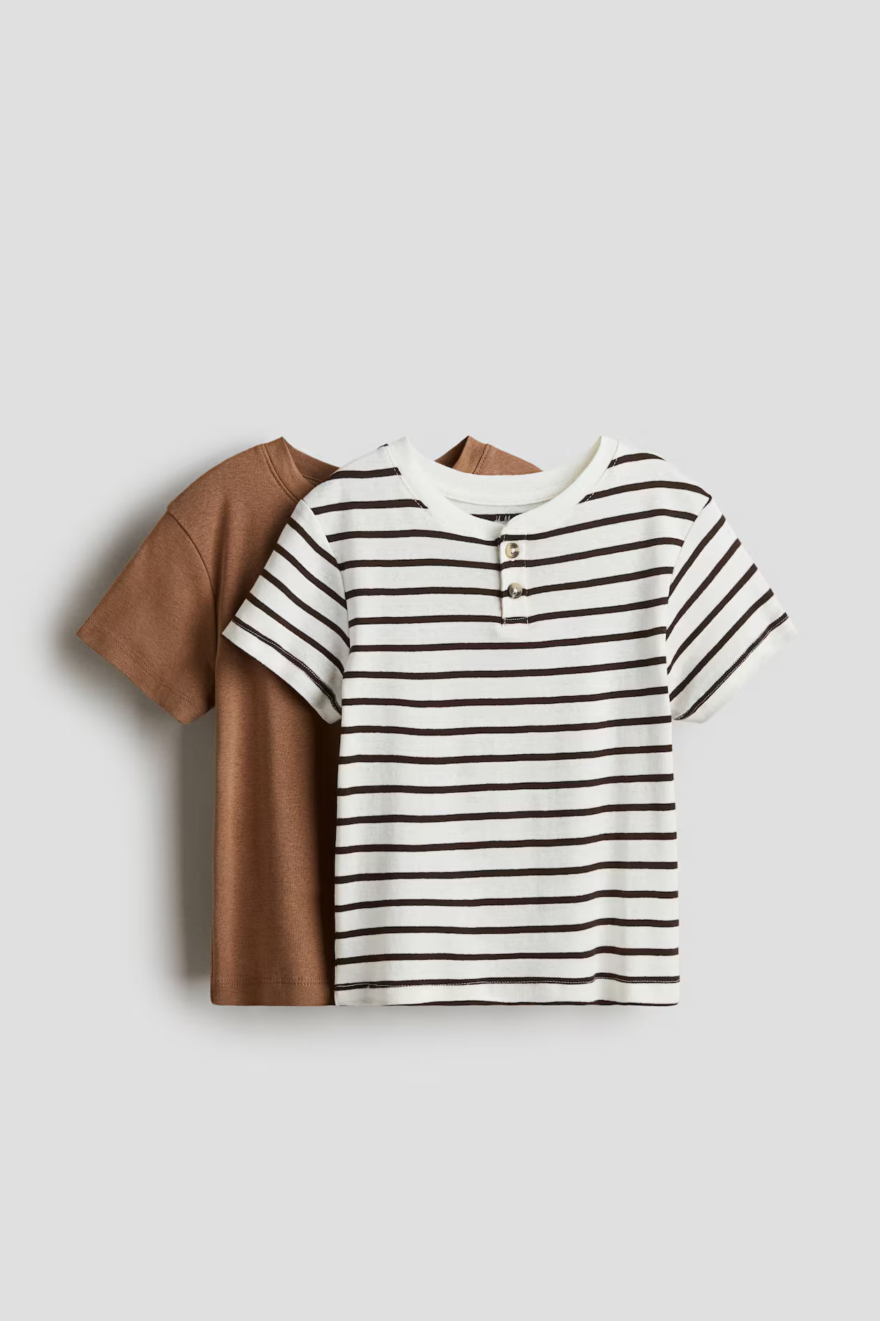 2-pack Henley T-shirts | H&M (US + CA)