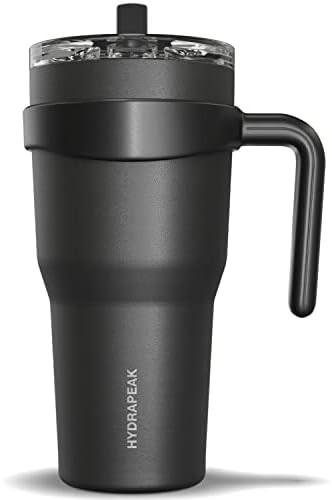 Hydrapeak Roadster 40oz Tumbler with Handle and Straw Lid, Insulated Leak Proof Double Walled Sta... | Amazon (US)