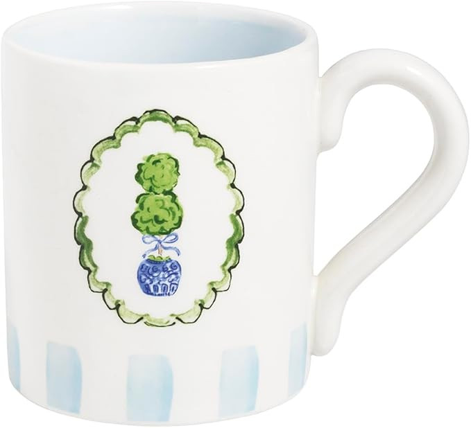 Mud Pie Ceramic Topiary Mug | Amazon (US)