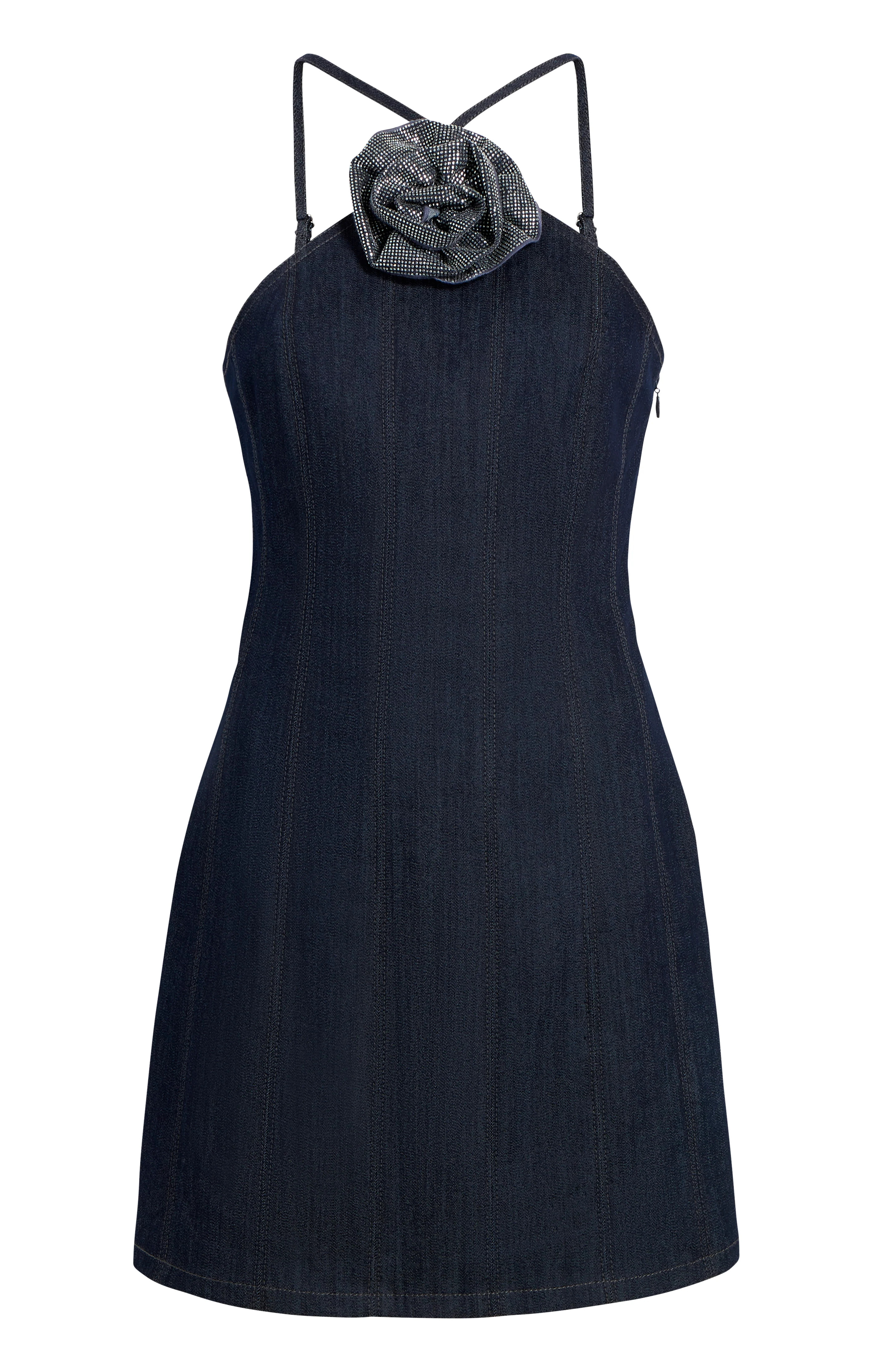 Odetta Jean Dress 00 / Indigo | Cinq à Sept