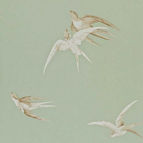 Sanderson Swallows Pebble Wallpaper | DecoratorsBest