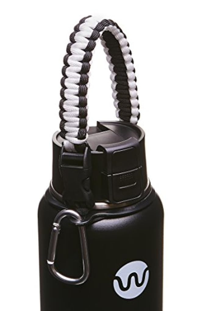 WaterFit Best Paracord Handle - Paracord Carrier Survival Strap Cord with Safety Ring and Carabiner  | Amazon (US)