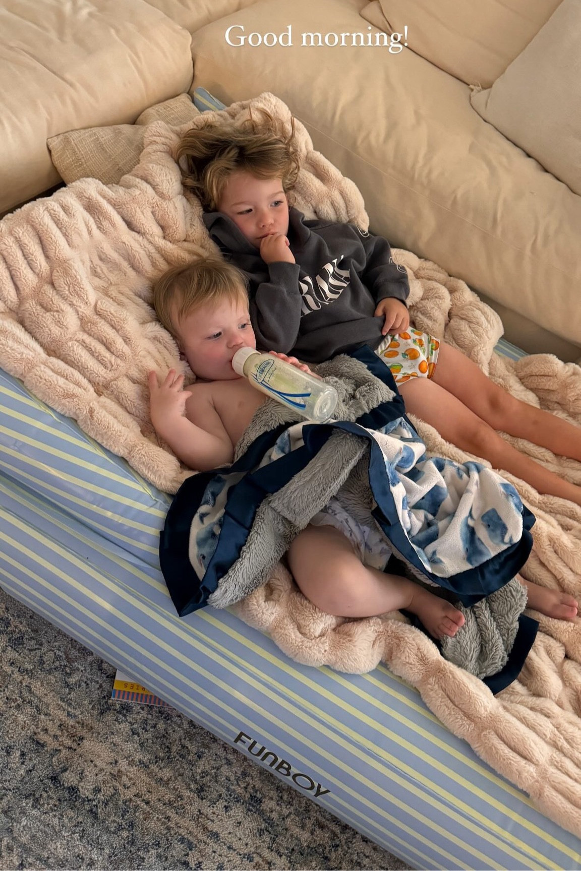 Goodmorning from our house! This funboy blowup mattress is so cute and the boys love it. 

boys l toddlers l home

#LTKKids #LTKBaby