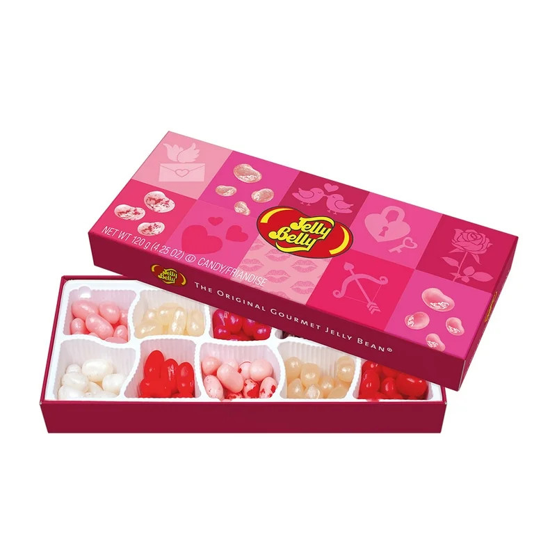 10-Flavor Jelly Belly Jelly Beans Valentine's Day Gift Box, 4.25 oz, 1 Count | Walmart (US)