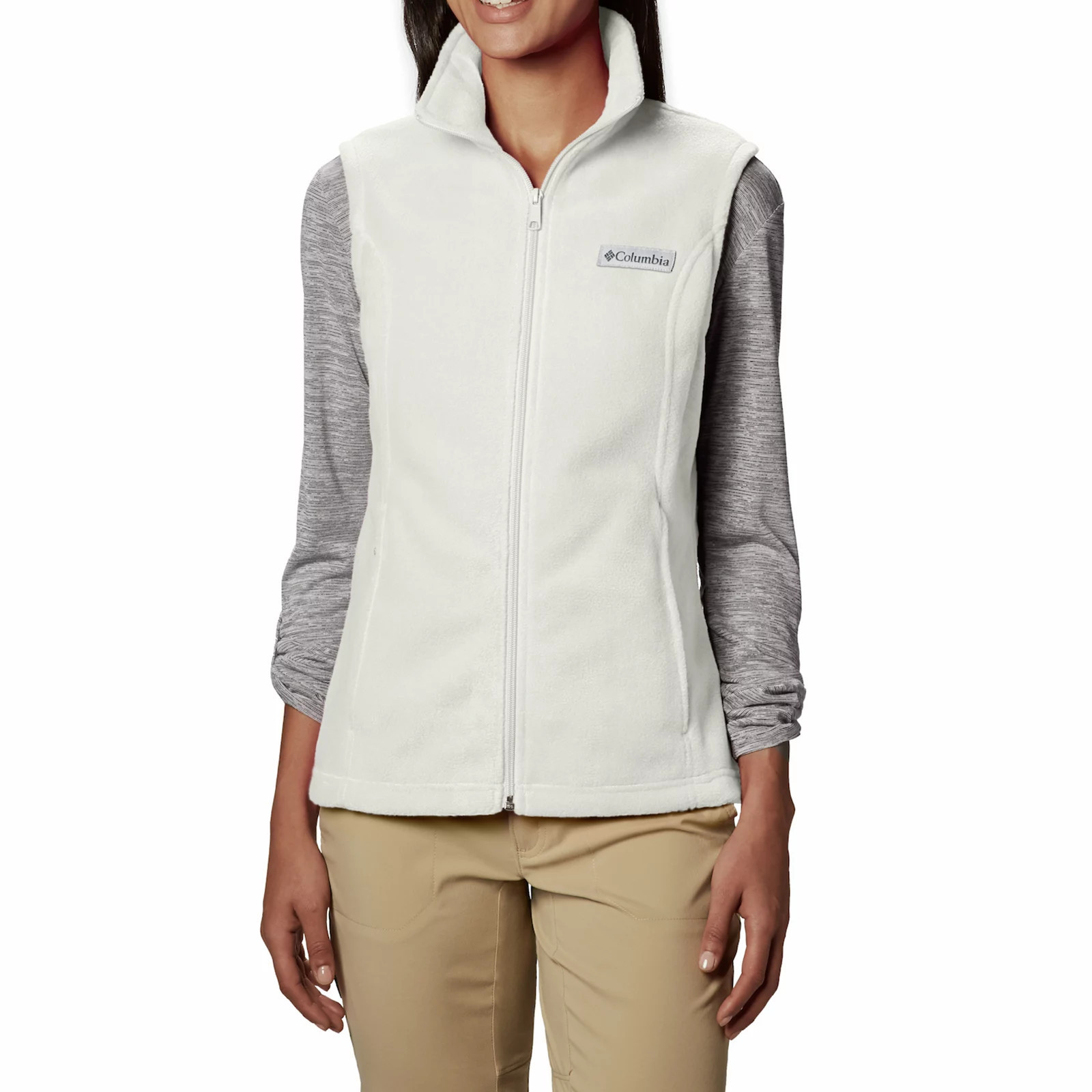 Women's Columbia Benton Springs Vest, Size: Small, White | Kohl's