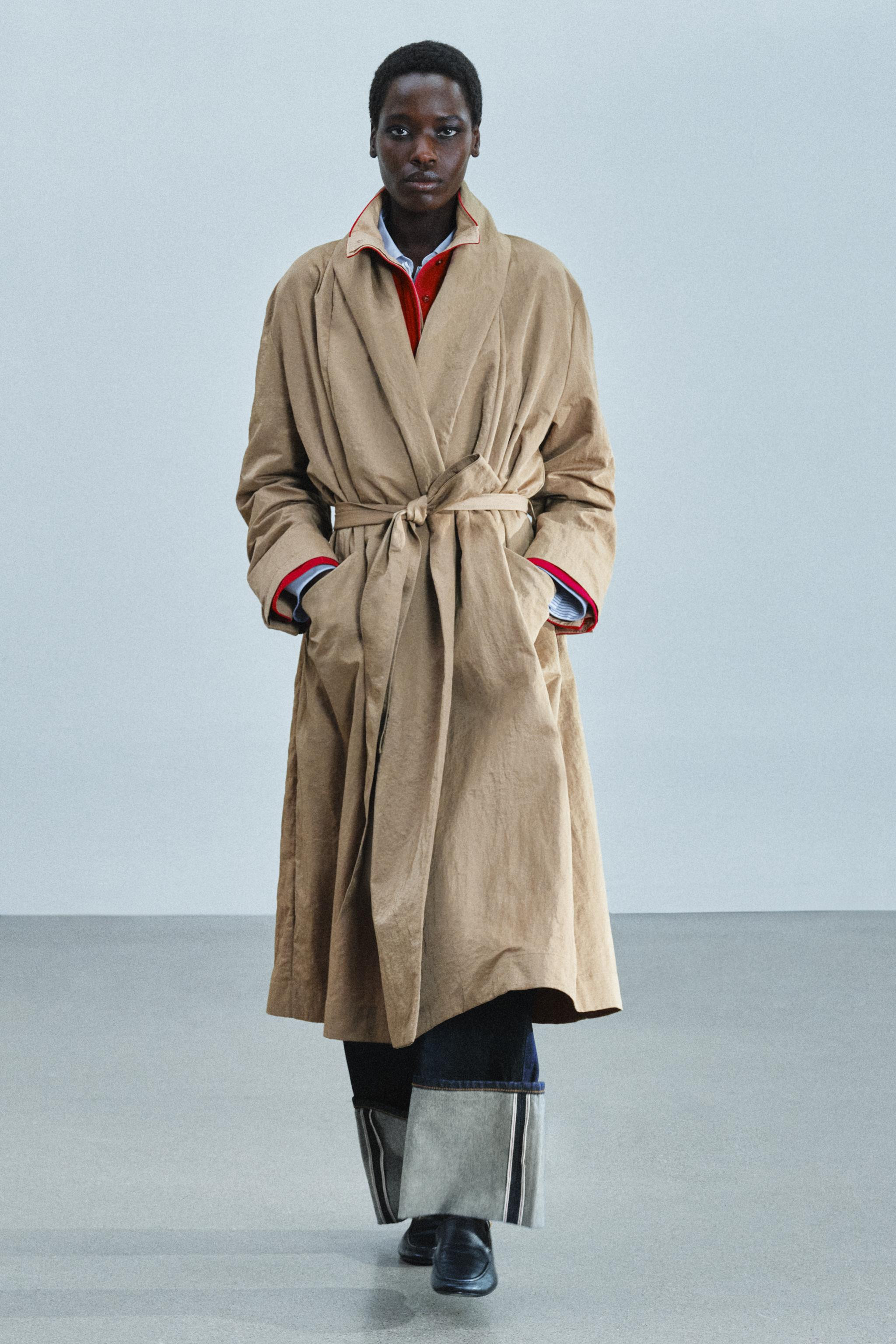 ZW COLLECTION BELTED TRENCH COAT | Zara US