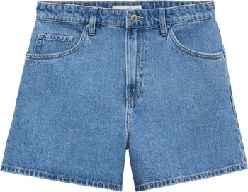 MANGO Zoey High Waist Denim Shorts | Nordstrom | Nordstrom