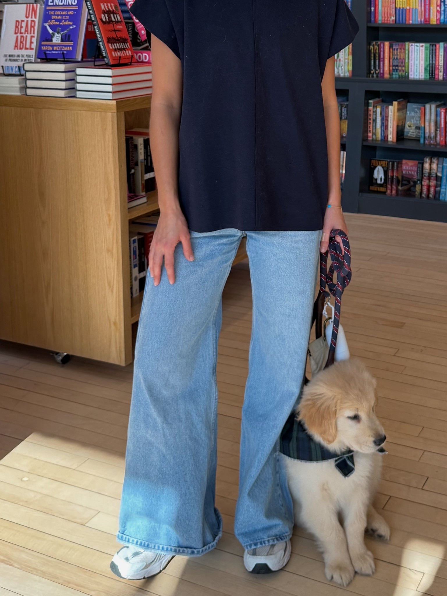 [11/17/25] sweater is sold out in navy but available in other colors! jeans are fro early spring, handful of sizes left. Linking curve love as well! sneakers - mixed reviews on sizing. Im wearing true size and find them to be a bit roomy, so I’d rugged sizing 1/2 down but some people say true to size is perfect! 

#LTKdayinmylife #LTKFindsUnder100 #LTKPetite